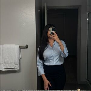 Lands’end button down top